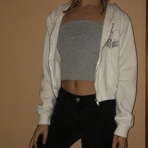 Spooky John Galt cropped hoodie 💀